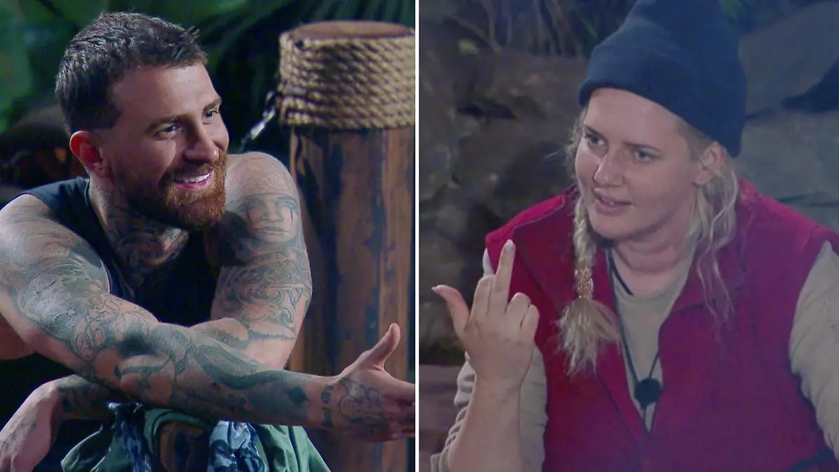 Sarah Knappik zeigt Gigi Birofio den Stinkefinger