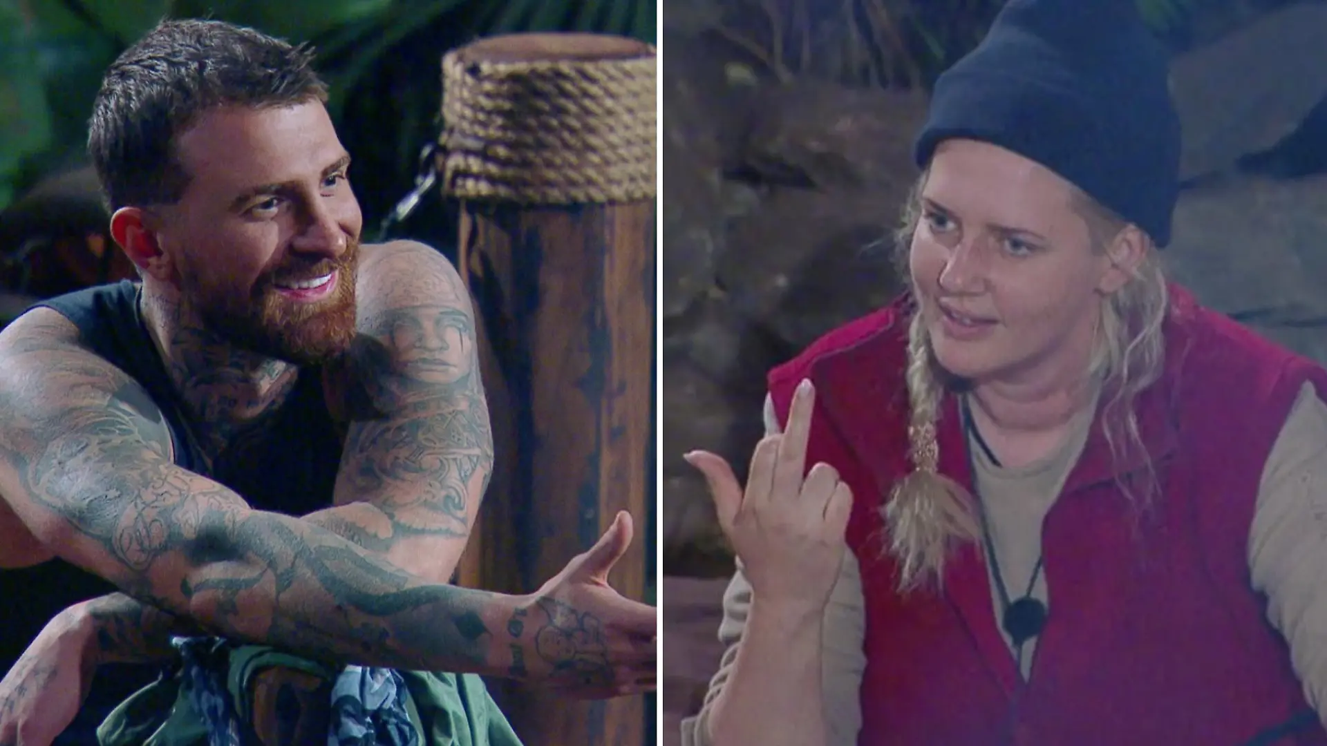Sarah Knappik zeigt Gigi Birofio den Stinkefinger