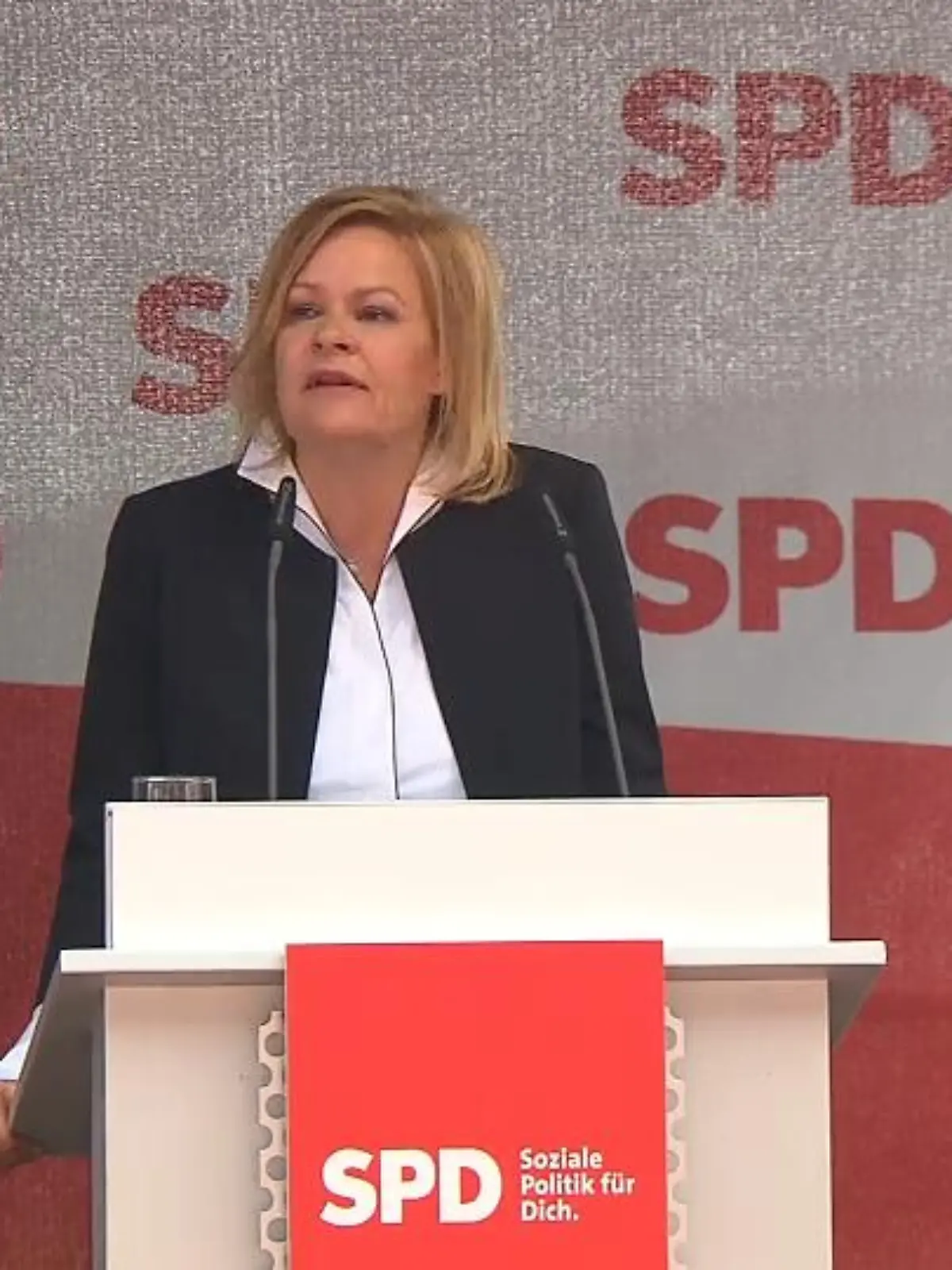 Bild zu: "Faeser stimmt SPD auf Wechsel ein"
