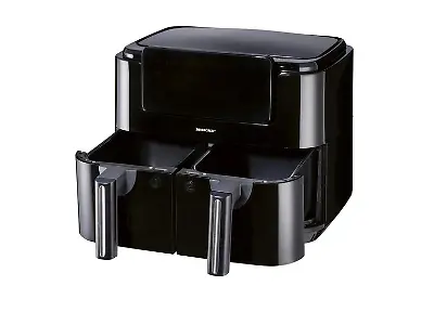 Silvercrest Doppelzonen Heißluftfritteuse A1 SHLFDD 2400