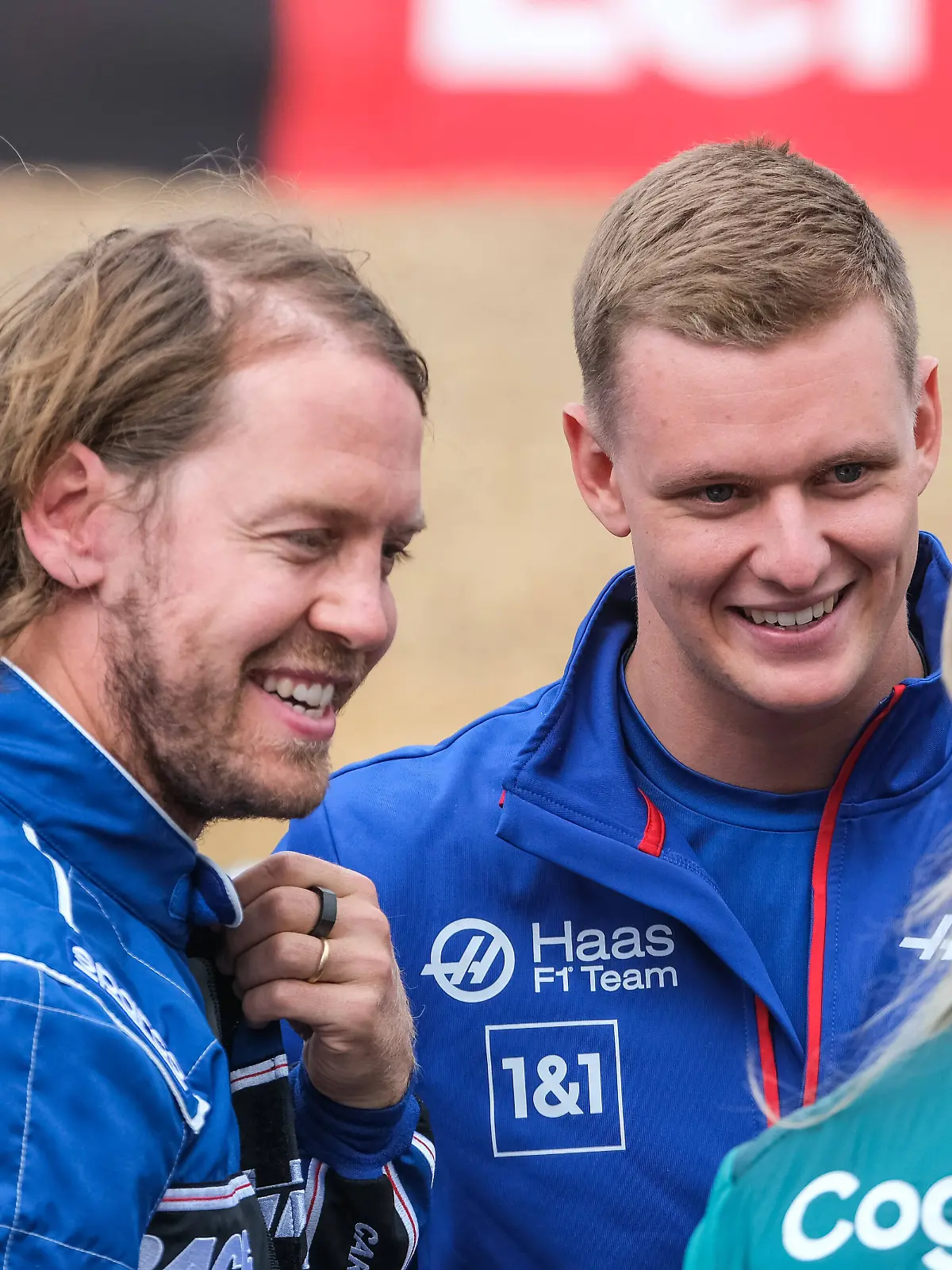 Sebastian Vettel kämpft um Mick Schumacher