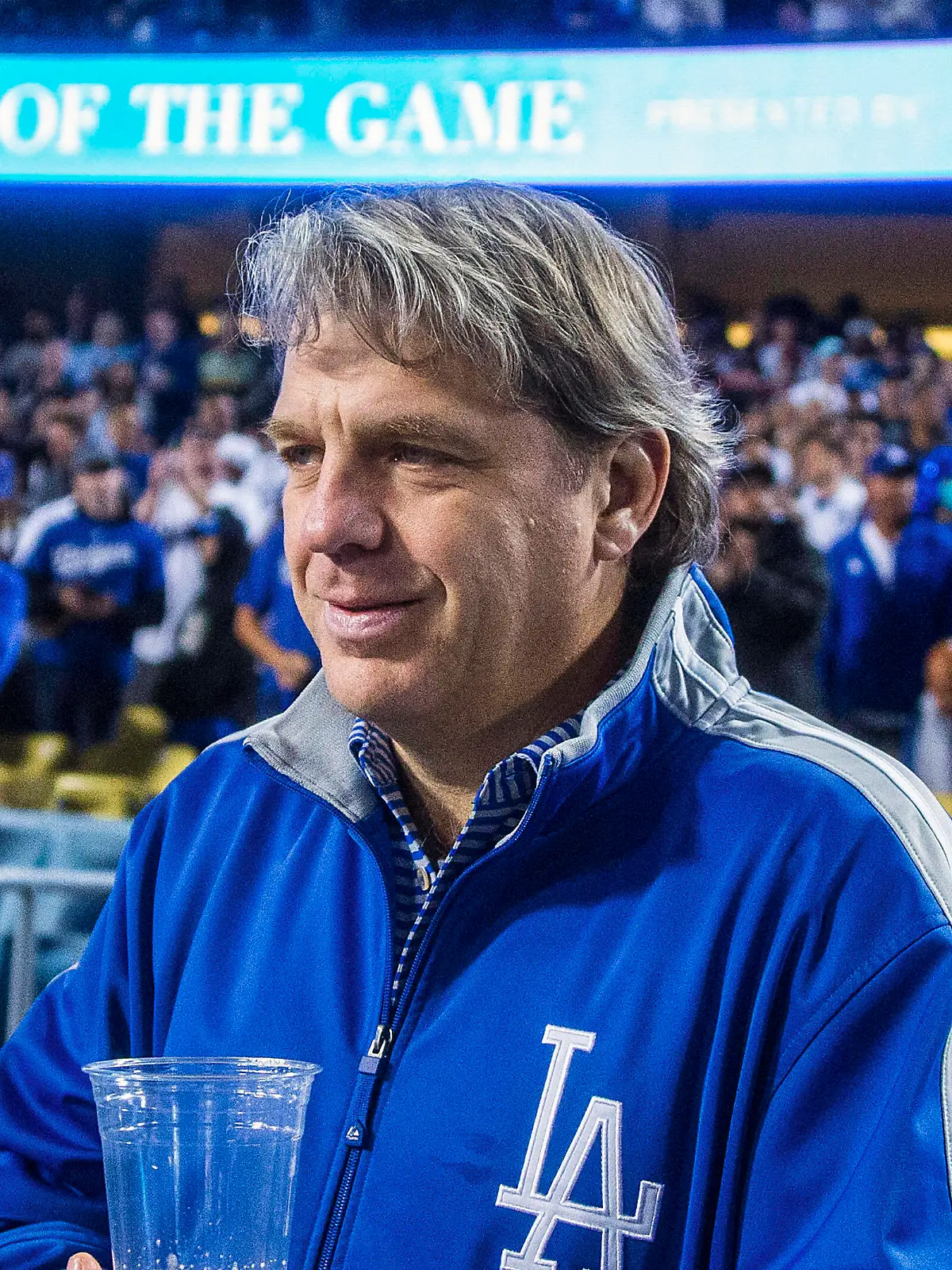  April 14, 2022, Los Angeles, California, USA: Owner, Todd Boehly attends the MLB, Baseball Herren, USA Home Opening game between the Los Angeles Dodgers and the Cincinnati Reds on Thursday April 14, 2022 at Dodger Stadium in Los Angeles, California. Dodgers defeat Reds, 9-3. /PI Los Angeles USA - ZUMAp124 20220414_zaa_p124_026 Copyright: xJAVIERxROJASx