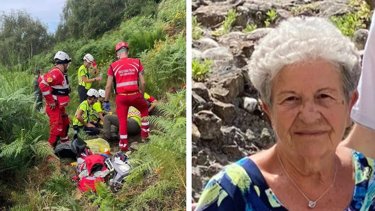Giuseppina Bardelli (89) überlebte, weil sie Regenwasser trank.