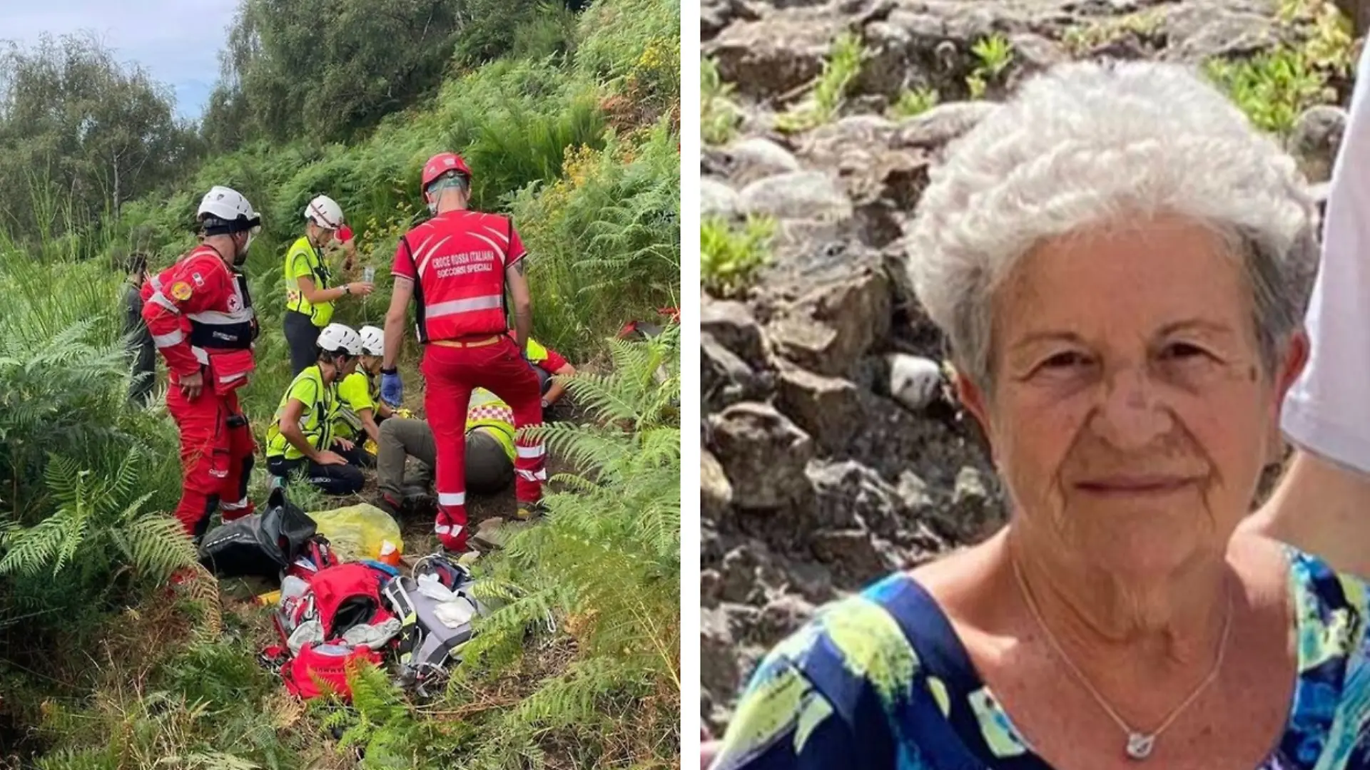 Giuseppina Bardelli (89) überlebte, weil sie Regenwasser trank.