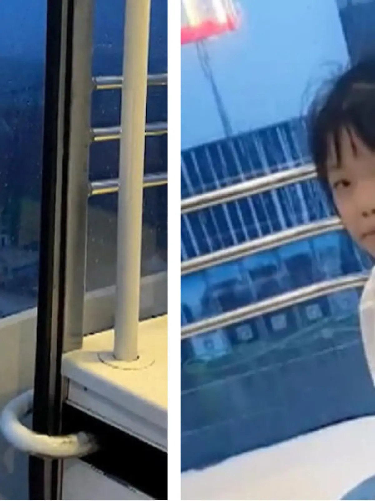 In der chinesischen Provinz Guangdong will eine Mutter mit ihrer Tochter Riesenrad fahren. Als sie bereits weit oben in der Luft sind, passiert der Horror! Die Kabinentür springt auf und lässt sich nicht mehr schließen.