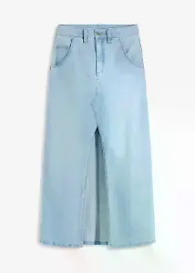 Maxi-Jeansrock mit Schlitz