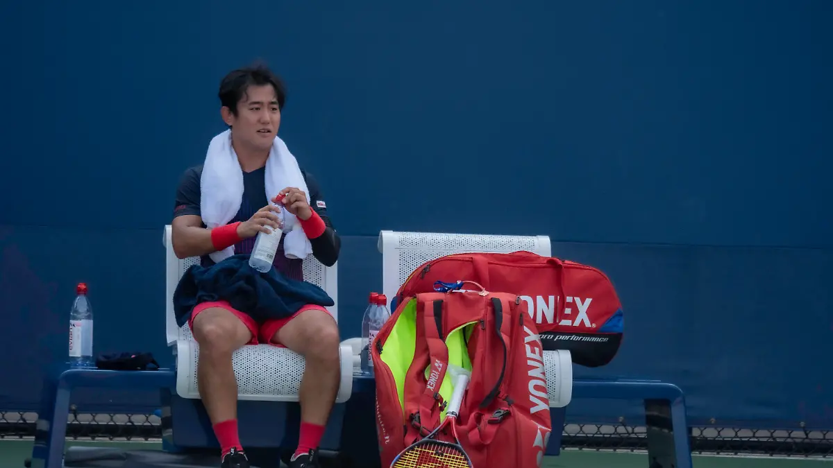 Die Hitze in Amerika machte Yoshihito Nishioka (28) zu schaffen.