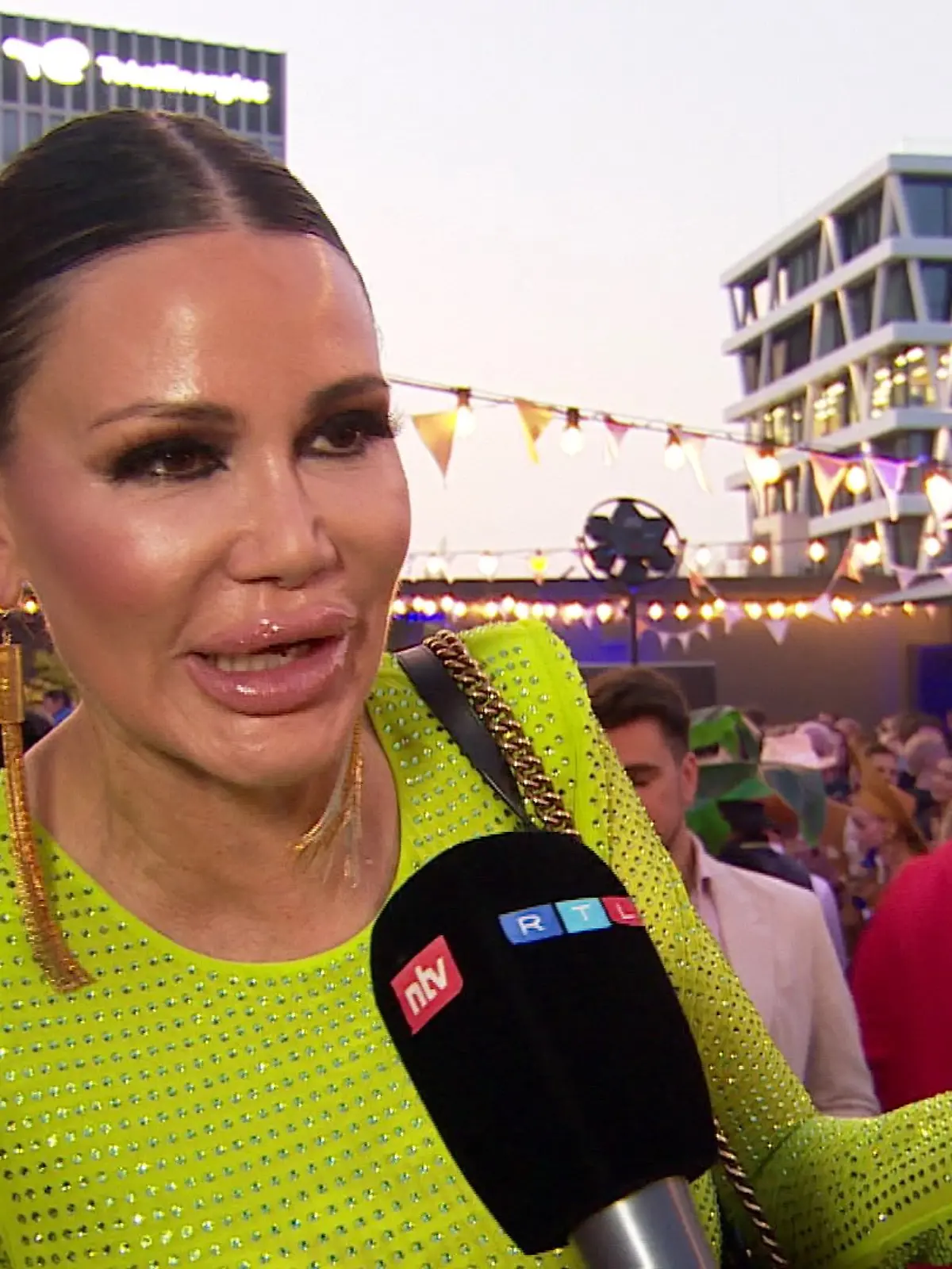 Djamila Rowe im RTL-Interview