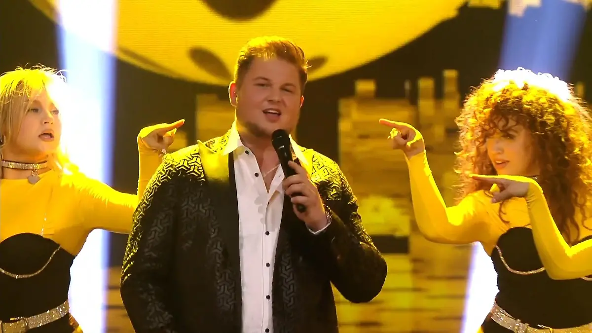 Hier stimmt alles! Harry Laffontien versprüht gute Laune DSDS-Finale 2022