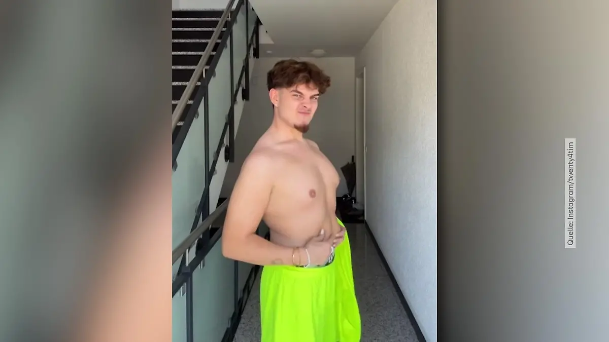 Twenty4Tim hat über 22 Kilo abgenommen Vorher-Nachher-Vergleich