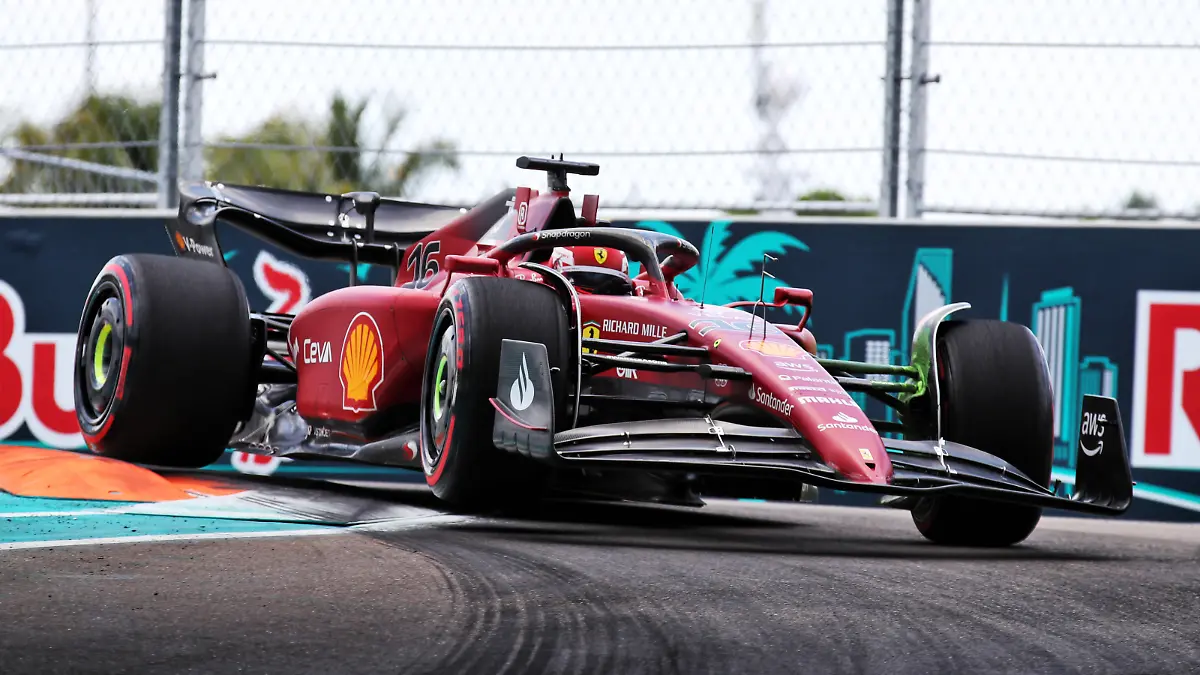 Miami Grand Prix - Qualifying - Miami International Autodrome. Charles Leclerc (MON) Ferrari F1-75. Miami Grand Prix, Saturday 7th May 2022. Miami International Autodrome, Miami, Florida, USA. URN:66764604