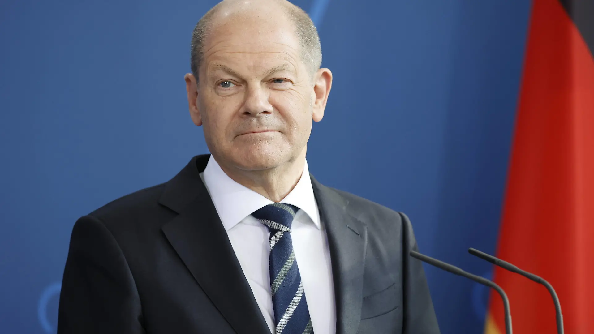  Olaf Scholz, Bundeskanzler, Deutschland, Berlin, Empfang des Ministerpräsidenten der Tschechischen Republik, Fiala, durch BK Scholz im Bundeskanzleramt *** Olaf Scholz, Federal Chancellor, Germany, Berlin, Reception of the Prime Minister of the Czech Republic, Fiala, by BK Scholz at the Federal Chancellery