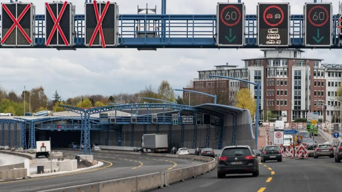 Lärmschutztunnel Stellingen