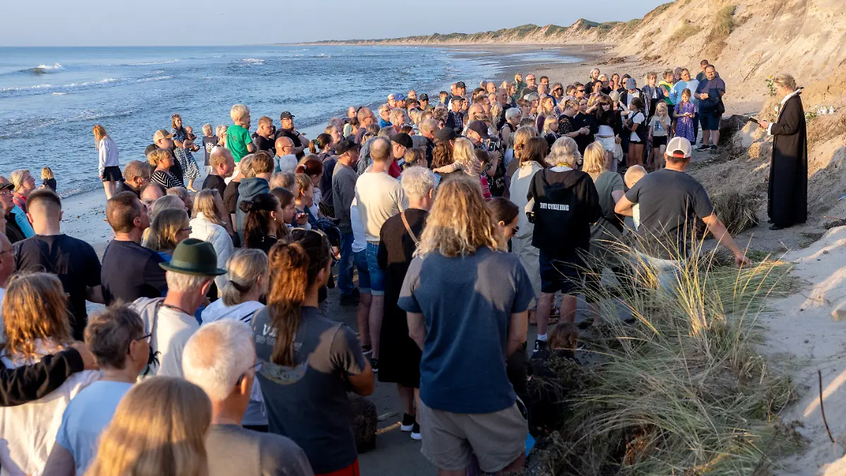 Trauerfeier nach dem Dünendrama in Dänemark 