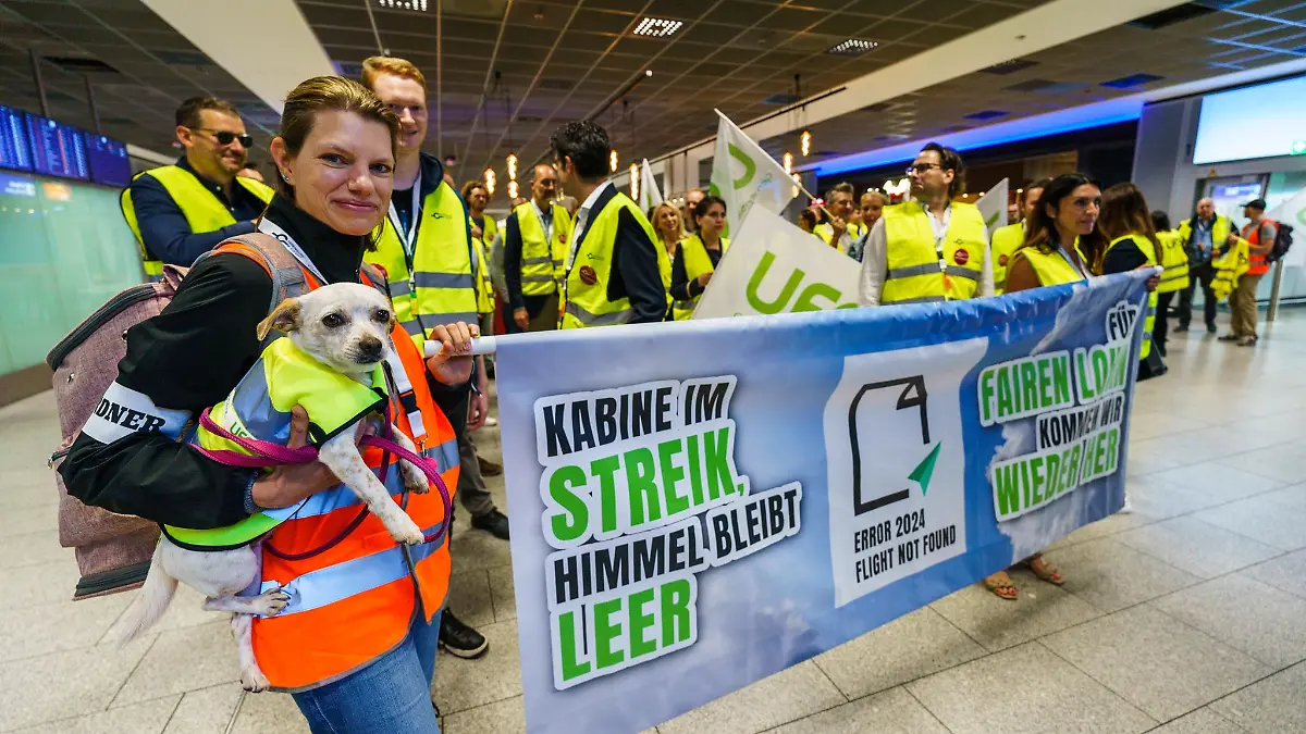 Der Streik beim Ferienflieger Discover geht weiter.