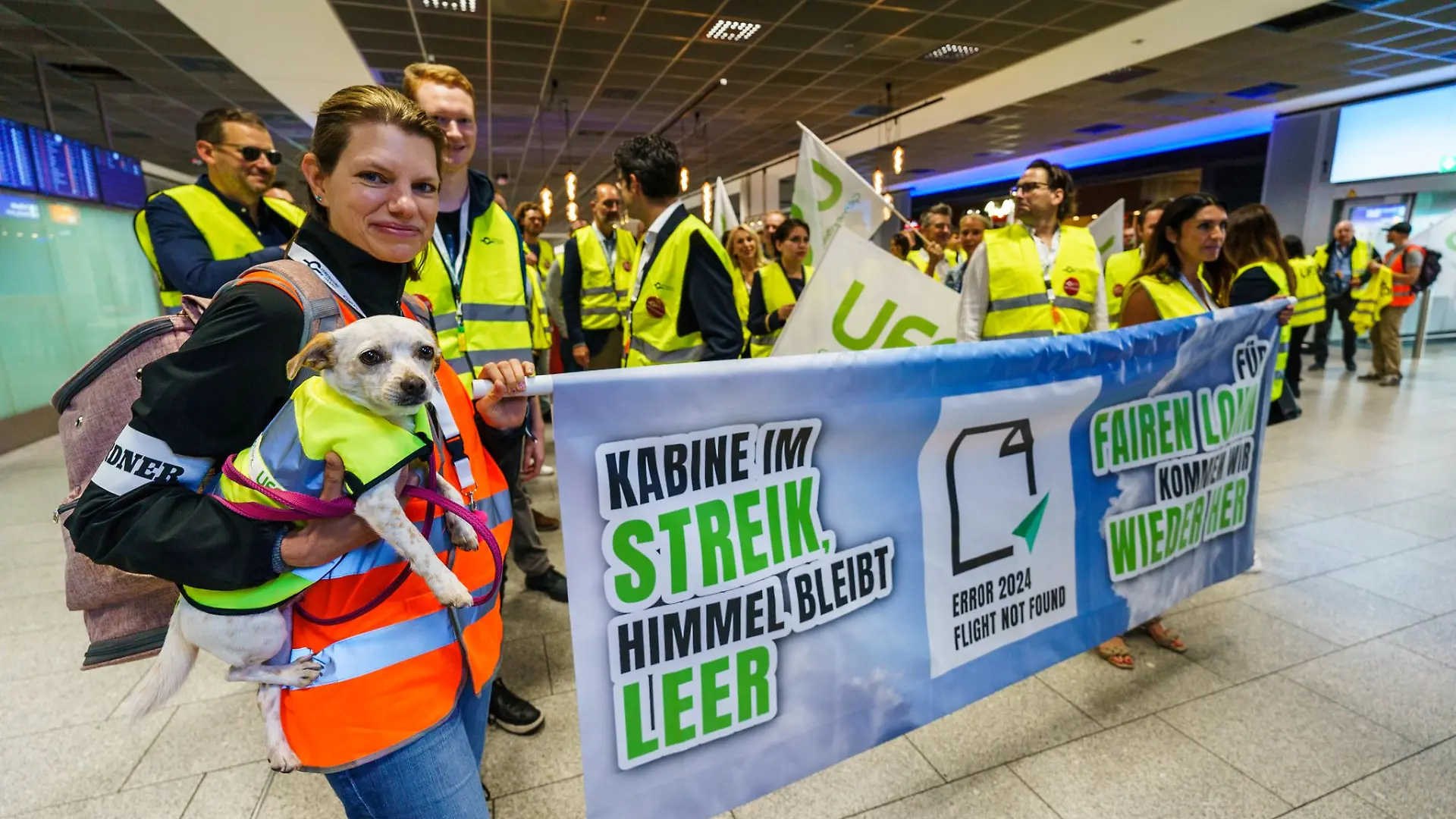 Der Streik beim Ferienflieger Discover geht weiter.