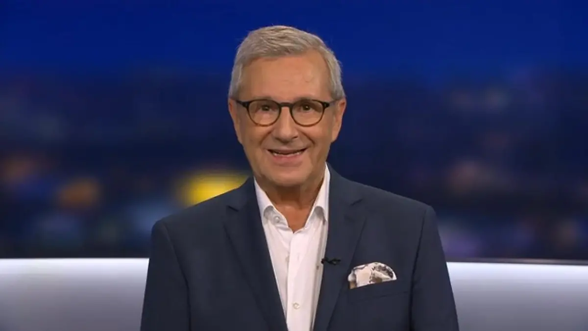 Suddenly SHE is in the studio Mega surprise for Jan Hofer