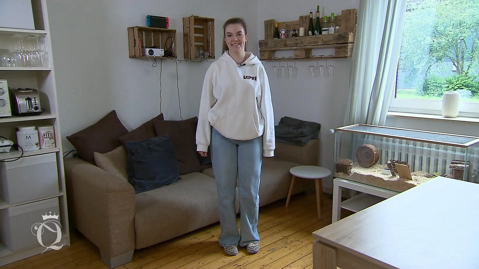 Kandidatin Jessica eröffnet die Woche Shopping-Spaß in Münster