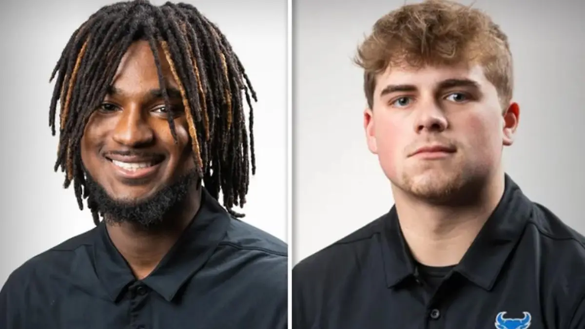 Blake Hiligh (19, links) und Zachary Pilarcek (20)