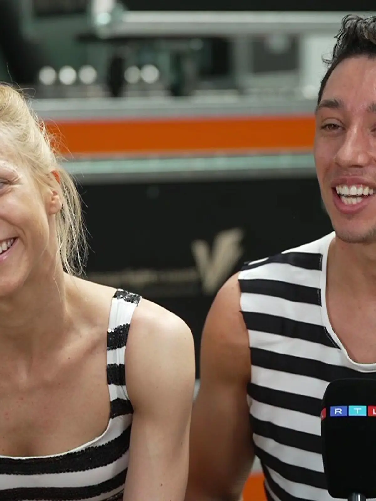 Kathrin Menzinger und René Casselly sprechen über ihren Trio-Dance in der zehnten "Let's Dance"-Show.