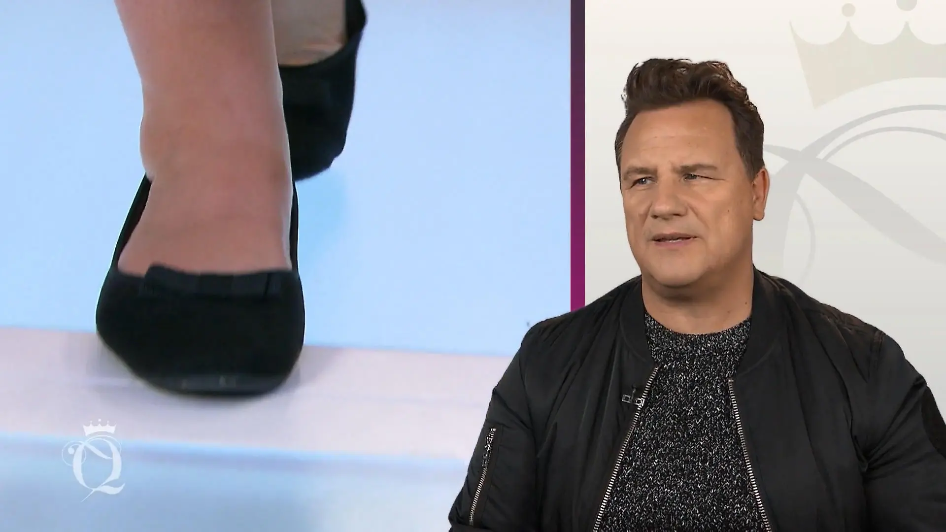 Guido mag das Kleid, aber den Schuh nicht Jana in Ballerinas