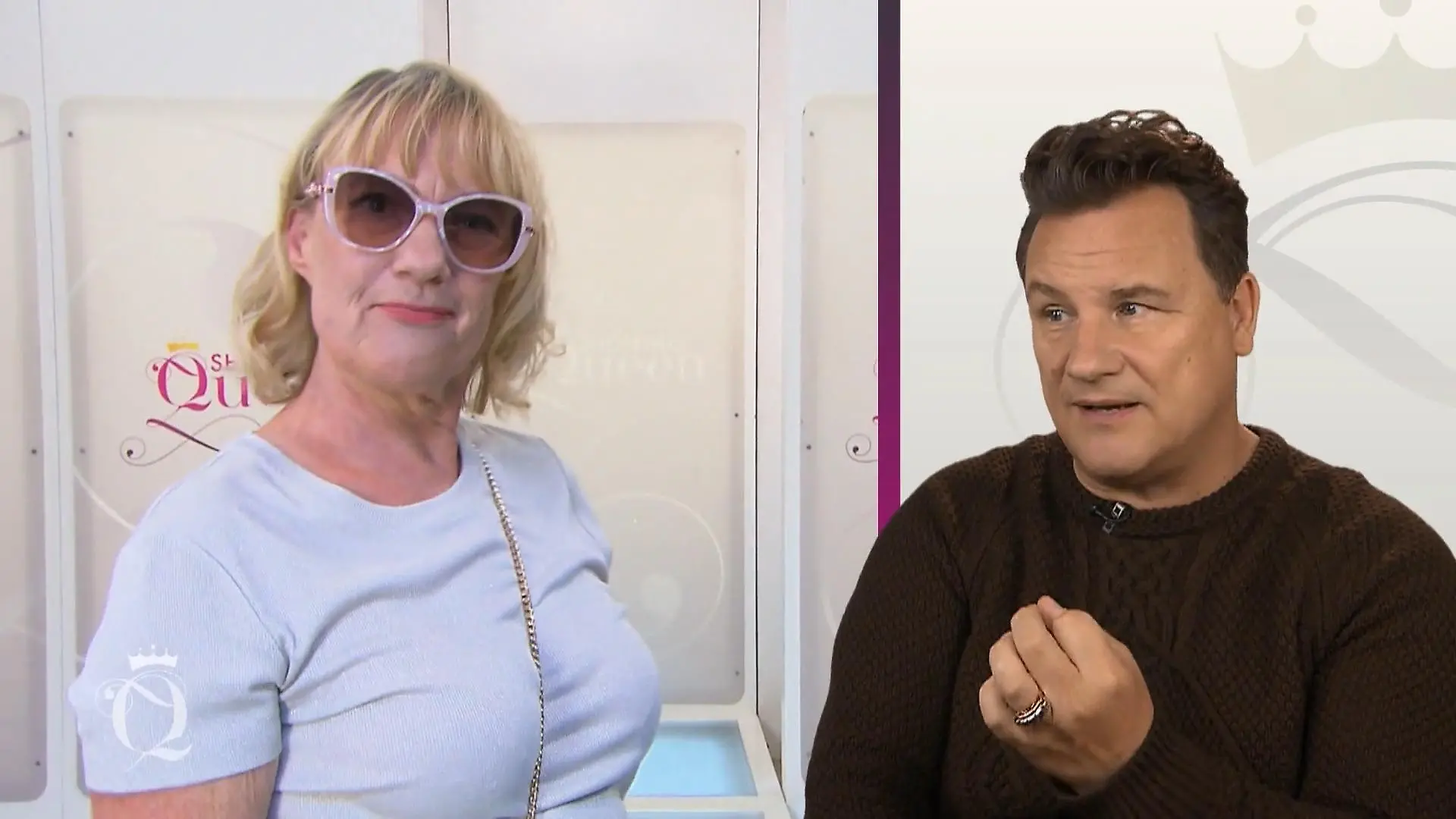 Uschi präsentiert ihren Look Primaballerina in Blau