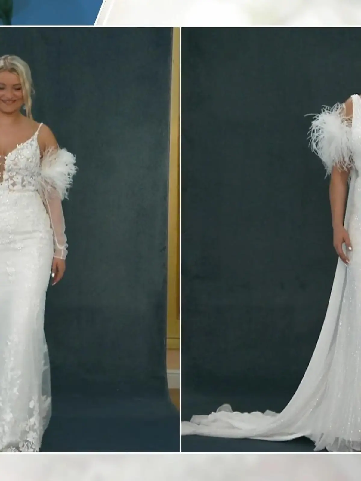 Bild zu: "Welches Kleid gefiel Jessica besser?"