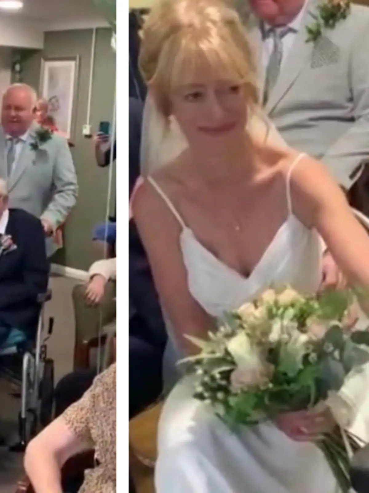 Die 60 jährige Fiona Butler-Clayton musste ihre Hochzeit ohne ihren Vater feiern. Aus gesundheitlichen Gründen konnte Vater Henry nicht bei der ursprünglichen Feier dabei sein, doch dann kommt der Tochter eine ganz besondere Idee!