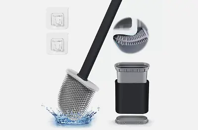 Flache WC-Bürste aus Silikon