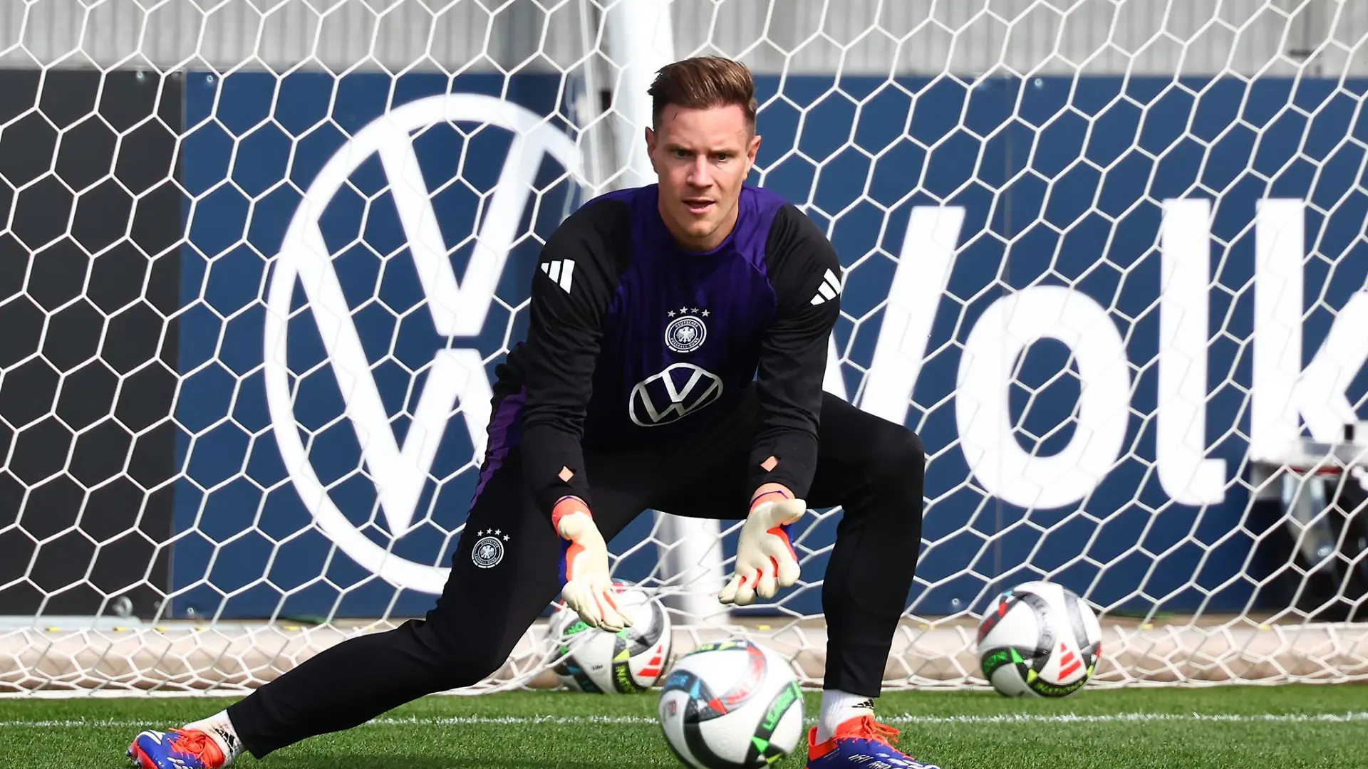 Marc-André ter Stegen beim Training in Herzogenaurach.