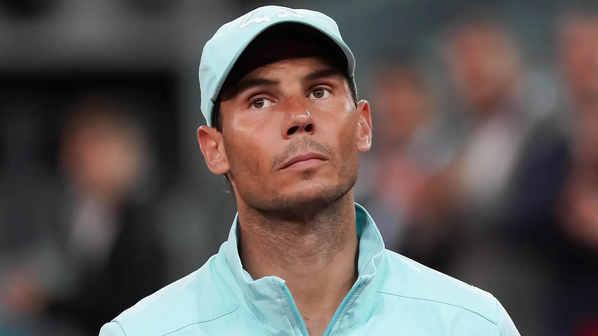 May 4, 2022, Madrid, spain, Spain: Rafael Nadal of Spain celebrates victory after their second round match against Miomir Kecmanovic of Serbia on day seven of Mutua Madrid Open at La Caja Magica in Madrid..Rafael Nadal beats Miomir Kecmanovic by Madrid Spain - ZUMAs197 20220504_zaa_s197_085 Copyright: xAtilanoxGarciax