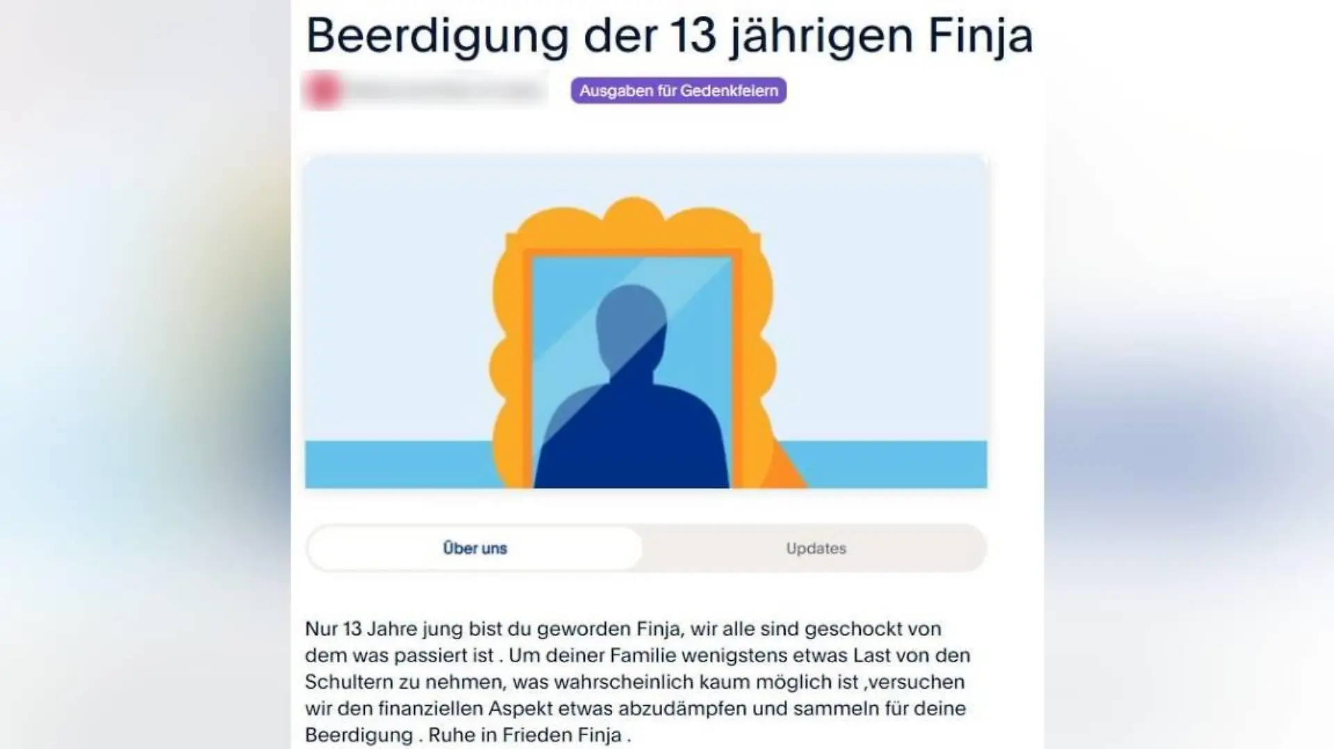Paypal-Spendenaktion Finja