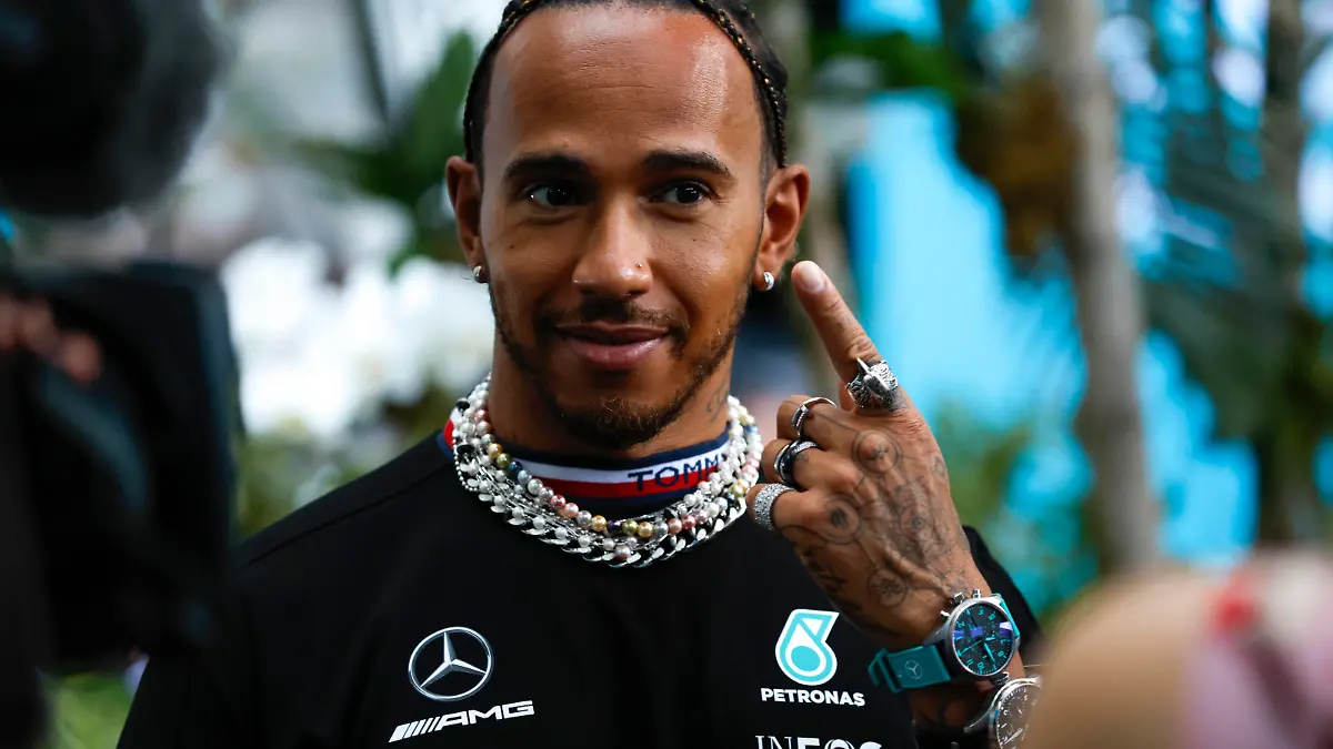  44 Lewis Hamilton GBR, Mercedes-AMG Petronas F1 Team, F1 Grand Prix of Miami at Miami International Autodrome on May 6, 2022 in Miami, United States of America. Photo by HOCH ZWEI Miami United States of America *** 44 Lewis Hamilton GBR, Mercedes AMG Petronas F1 Team , F1 Grand Prix of Miami at Miami International Autodrome on May 6, 2022 in Miami, United States of America Photo by HOCH ZWEI Miami United States of America 