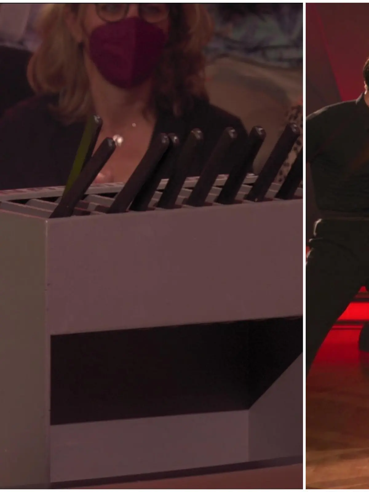 Diese Aktion spricht für sich: Nach Janin Ullmanns Trio-Tango packt Joachim Llambi alle Kellen aus