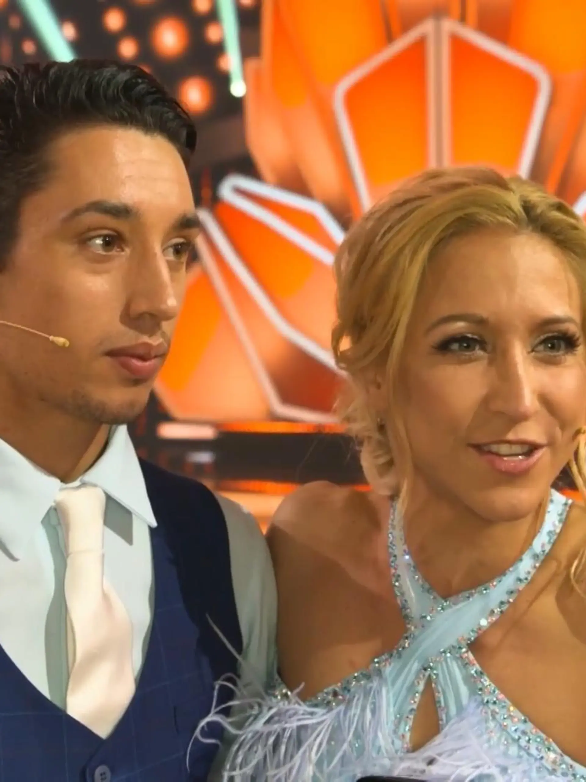 Renè Casselly und Kathrin Menzinger sprechen über ihren Patzer im VIertelfinale von "Let's Dance".