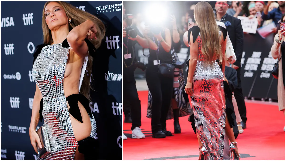 Jennifer Lopez feiert die Premiere ihres neuen Films „Unstoppable” auf dem roten Teppich in Toronto.