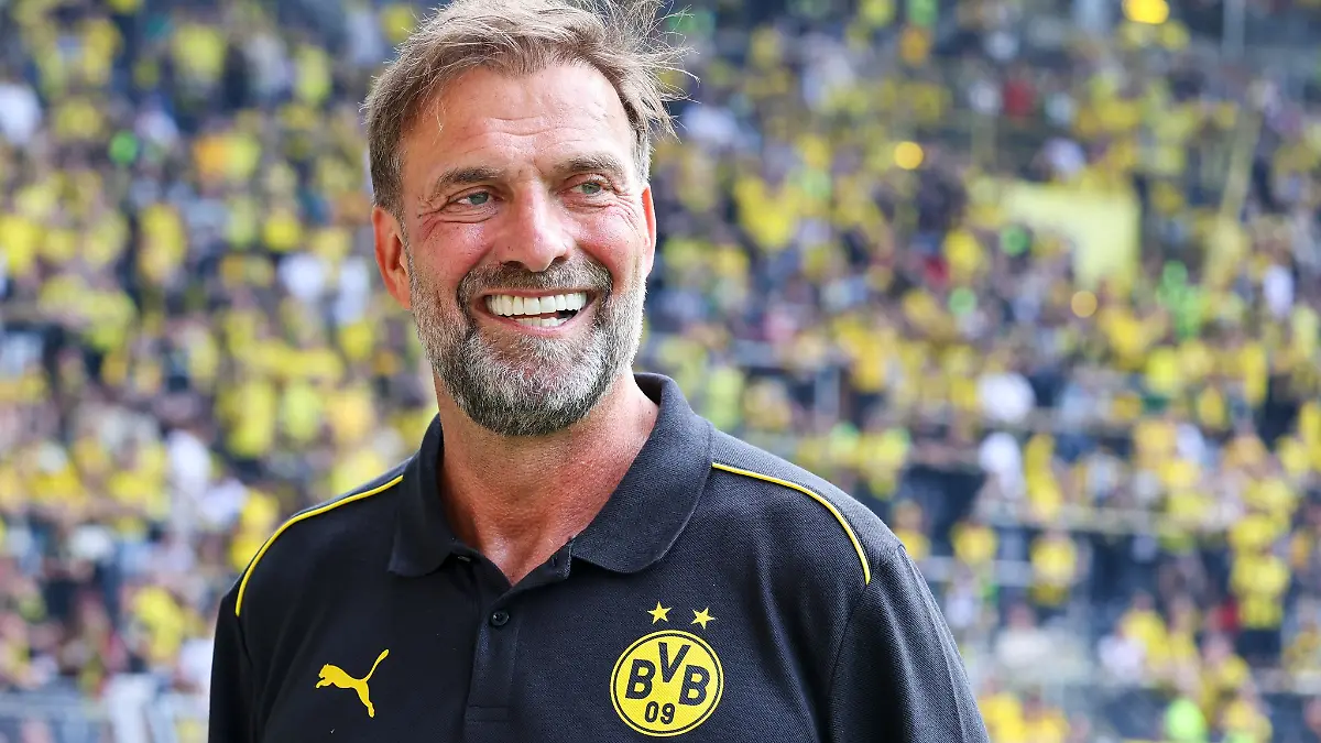 Jürgen Klopp kehrte am Samstag kurzzeitig nach Dortmund zurück