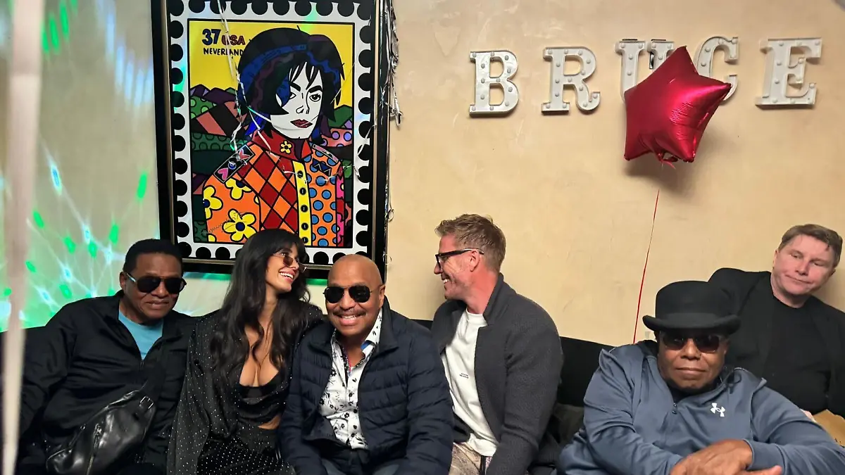 Model Parishee und Christian Lell bester Laune auf der Party von Bruce Reith mit den Jackson-Brüdern