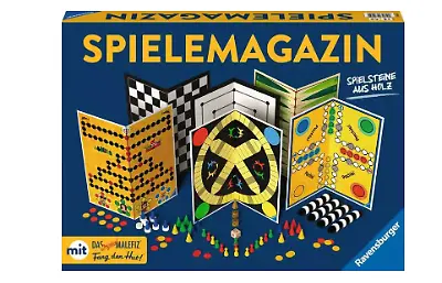 „Spielemagazin” von Ravensburger inkl. „Mensch ärgere Dich nicht”