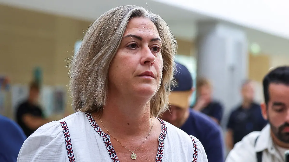 Gisèle Pélicots Tochter Caroline im Gericht in Avignon