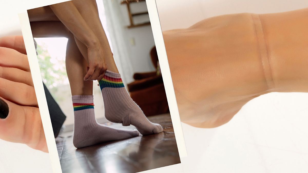 Socken schnüren ein Clearance