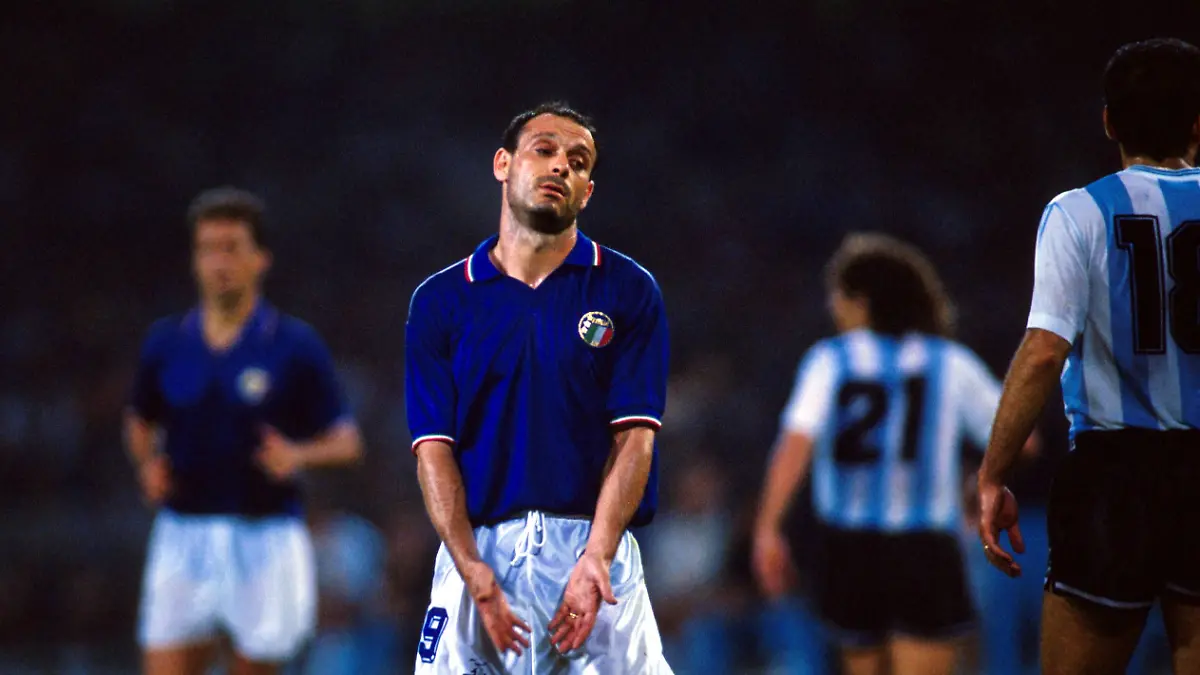 Salvatore „Totò” Schillaci liegt im Krankenhaus