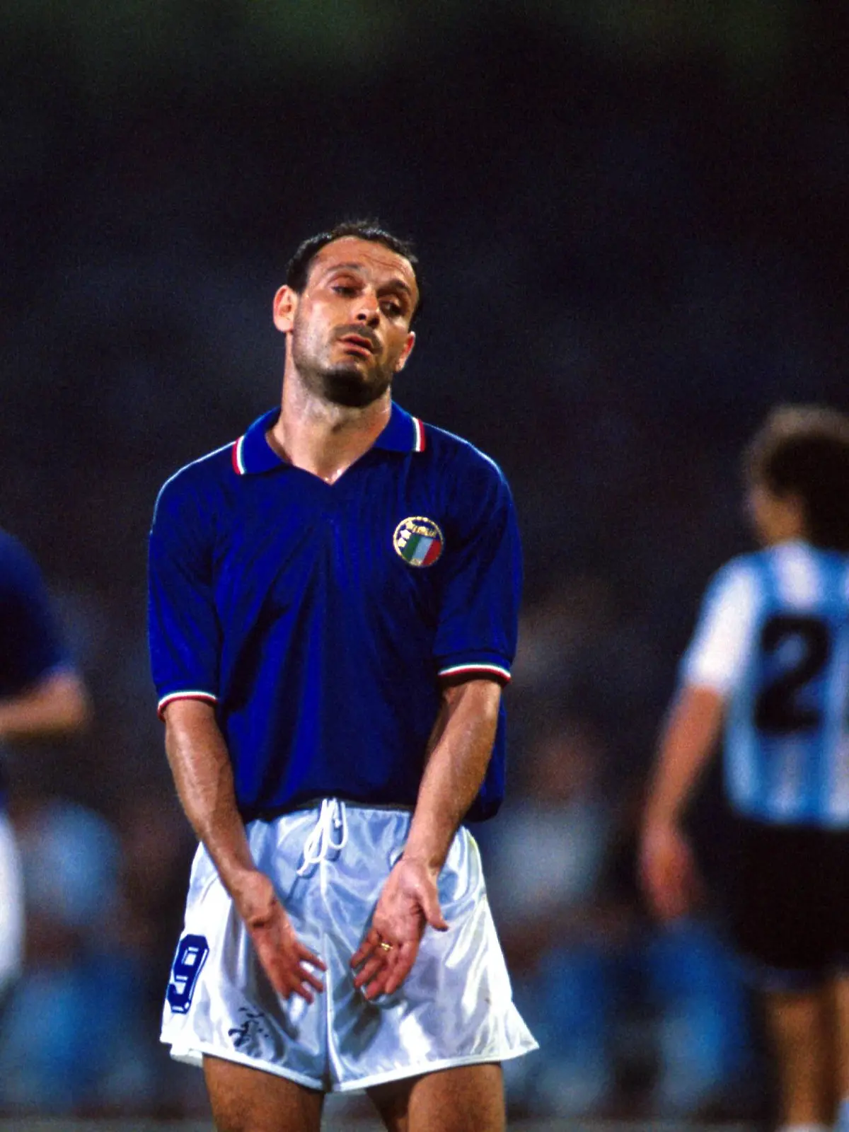 Salvatore „Totò” Schillaci liegt im Krankenhaus