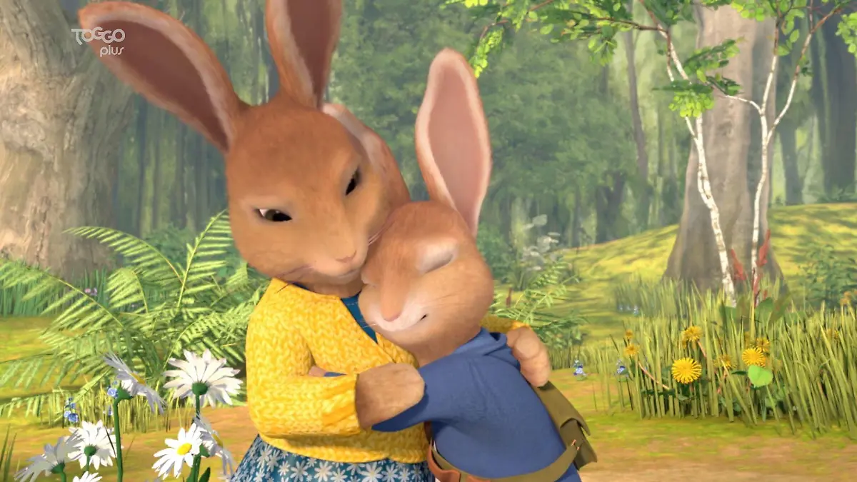 Peter Hase und seine Mutter