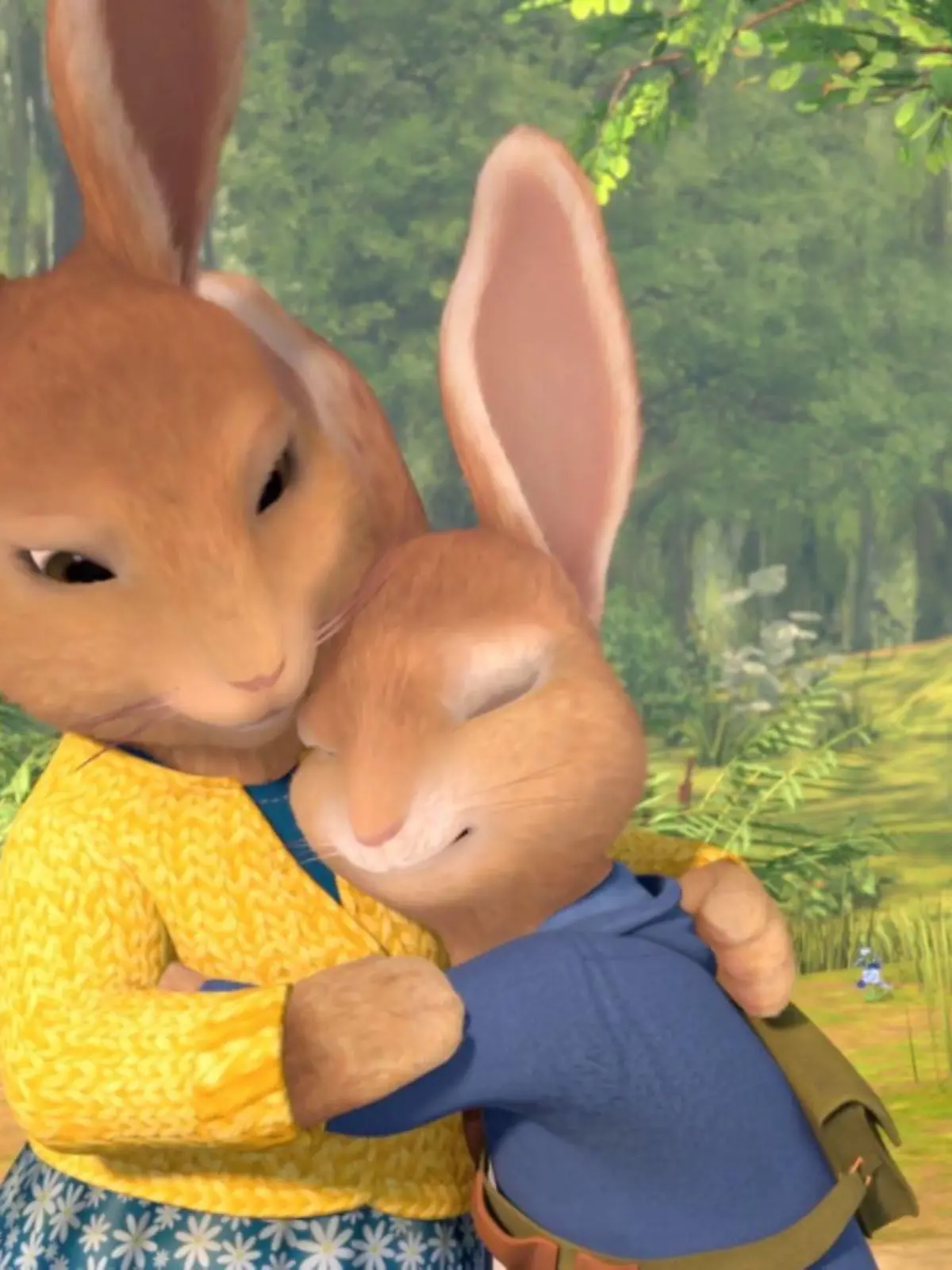 Peter Hase und seine Mutter