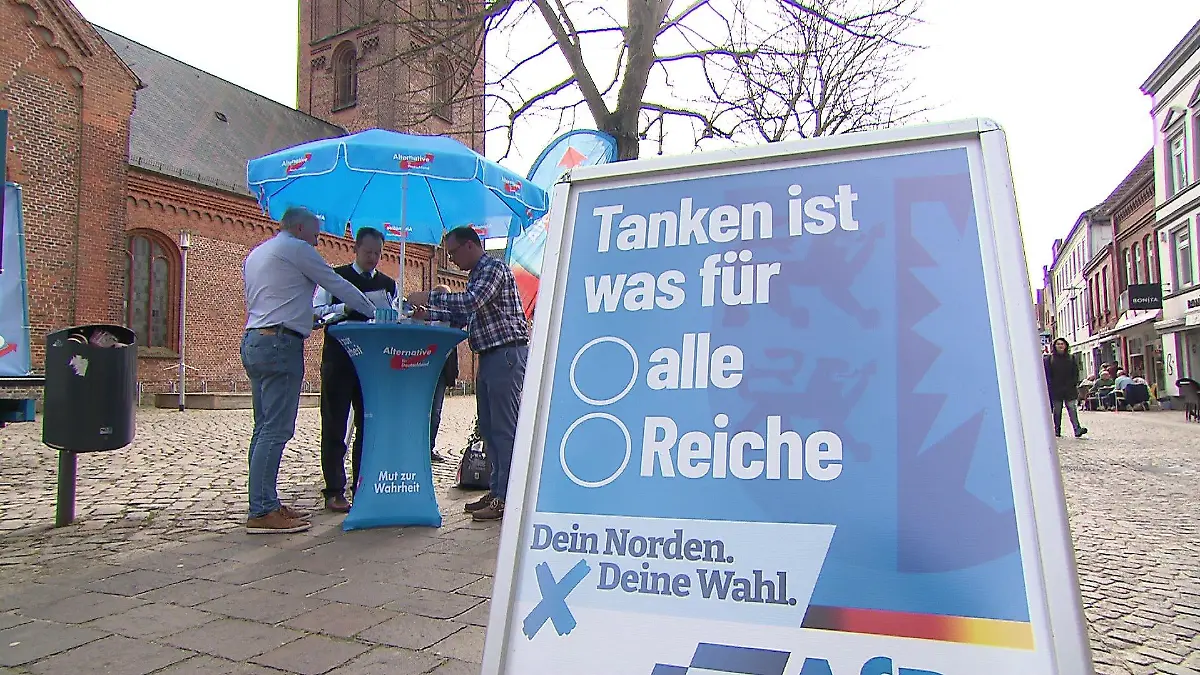 Die AfD will zum zweiten Mal in den Landtag von Schleswig-Holstein einziehen.