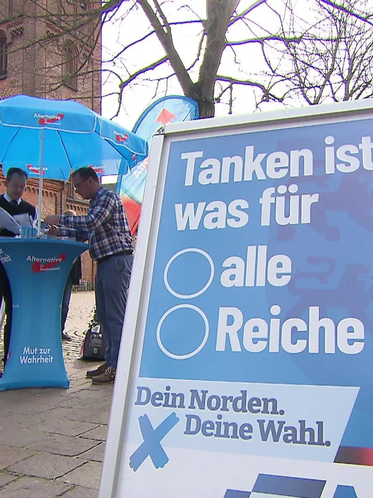 Die AfD will zum zweiten Mal in den Landtag von Schleswig-Holstein einziehen.