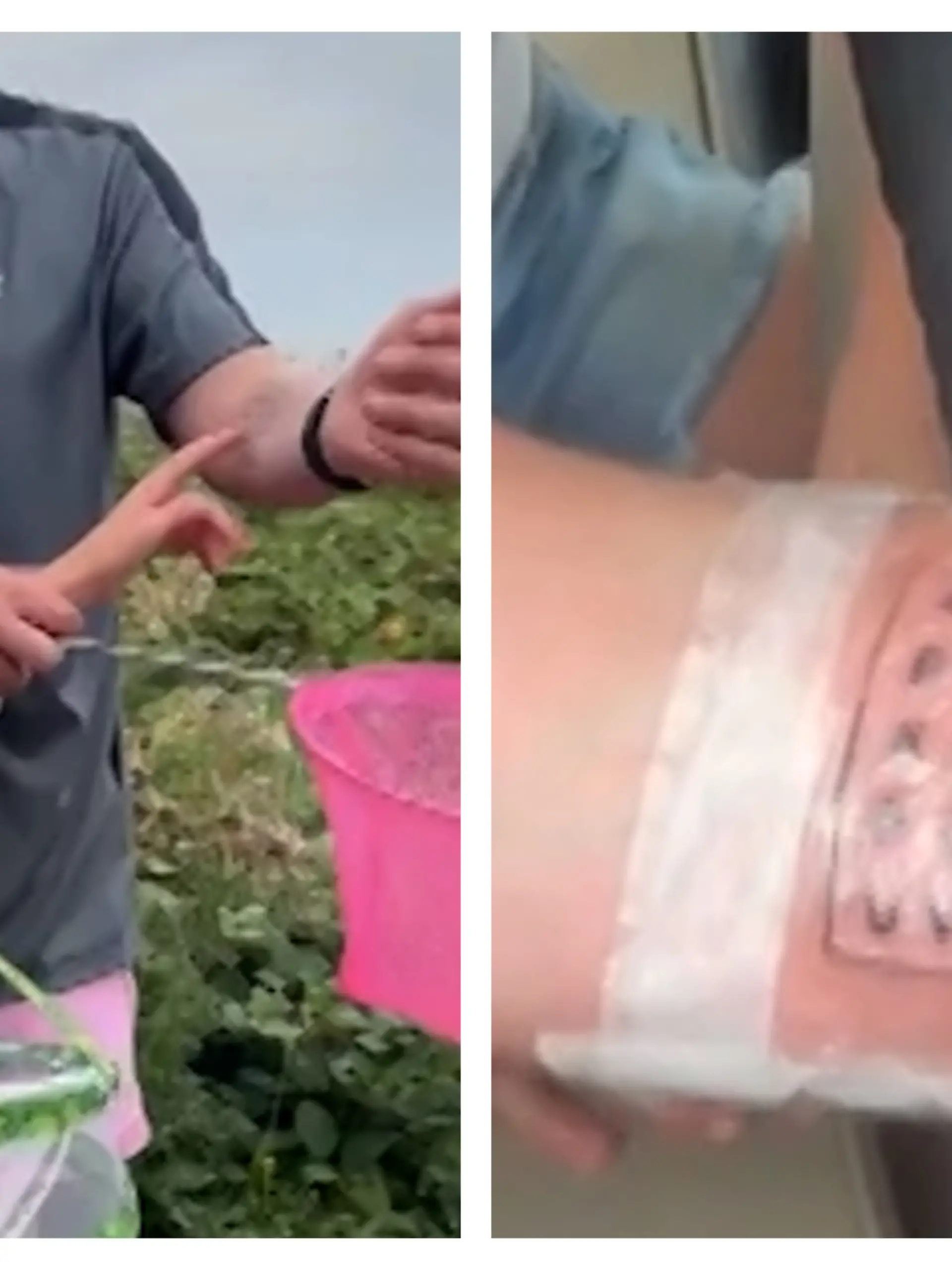 Bild zu: "Für seinen autistischen Sohn (10) - Vater lässt sich Alphabet auf den Arm stechen"