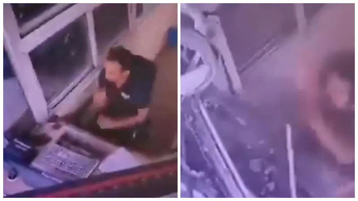 LKW kracht in Mautstelle! Mann entgeht dem Tod um wenige Zentimeter Unglaublicher Schutzengel