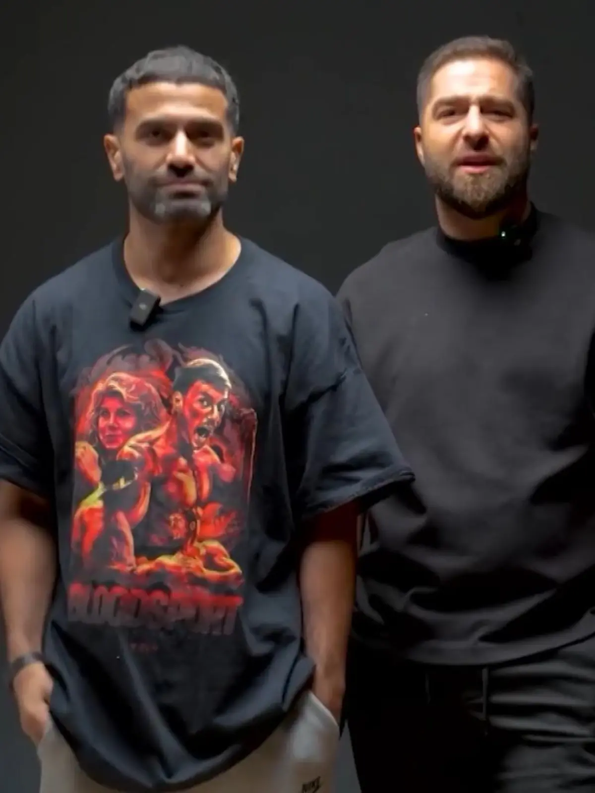 Nizar Akremi und Shayan Garcia geben Statement ab.